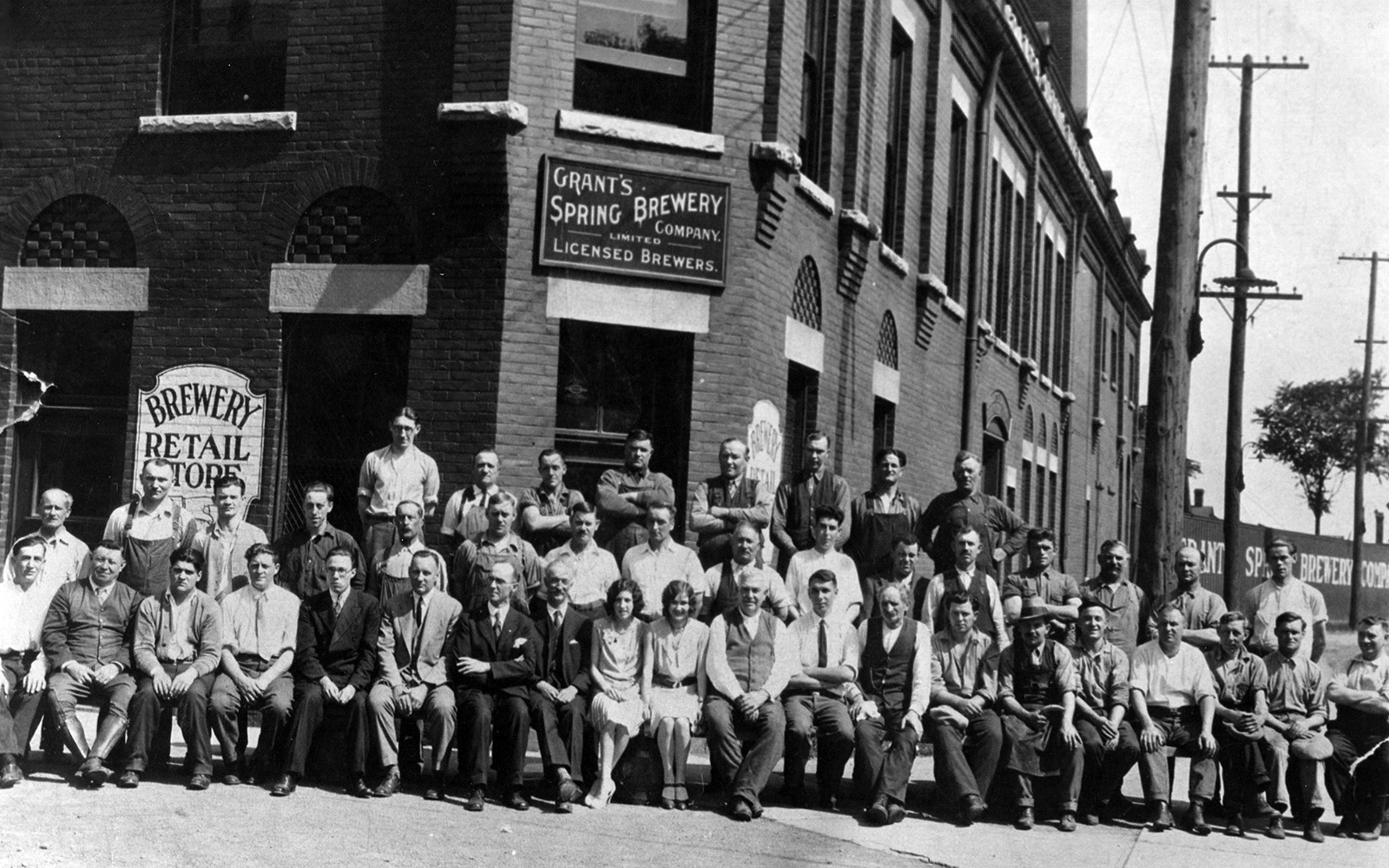Grant's Spring Brewery at Bay St. 1929