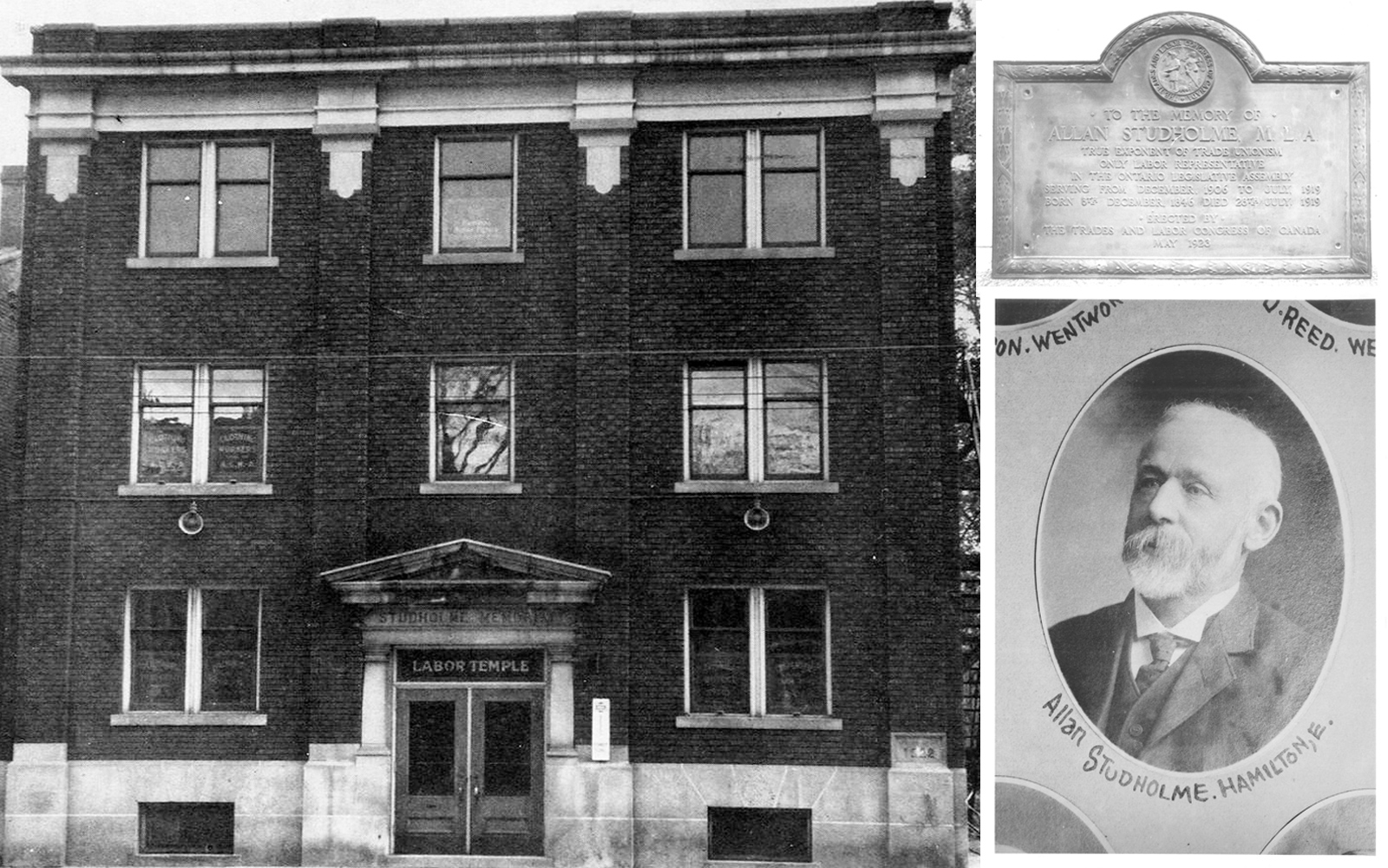 Hamilton Labor Temple, Dec. 1948