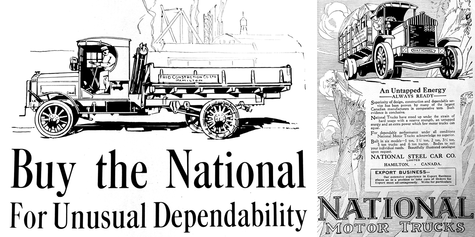 National Steel Car Ad