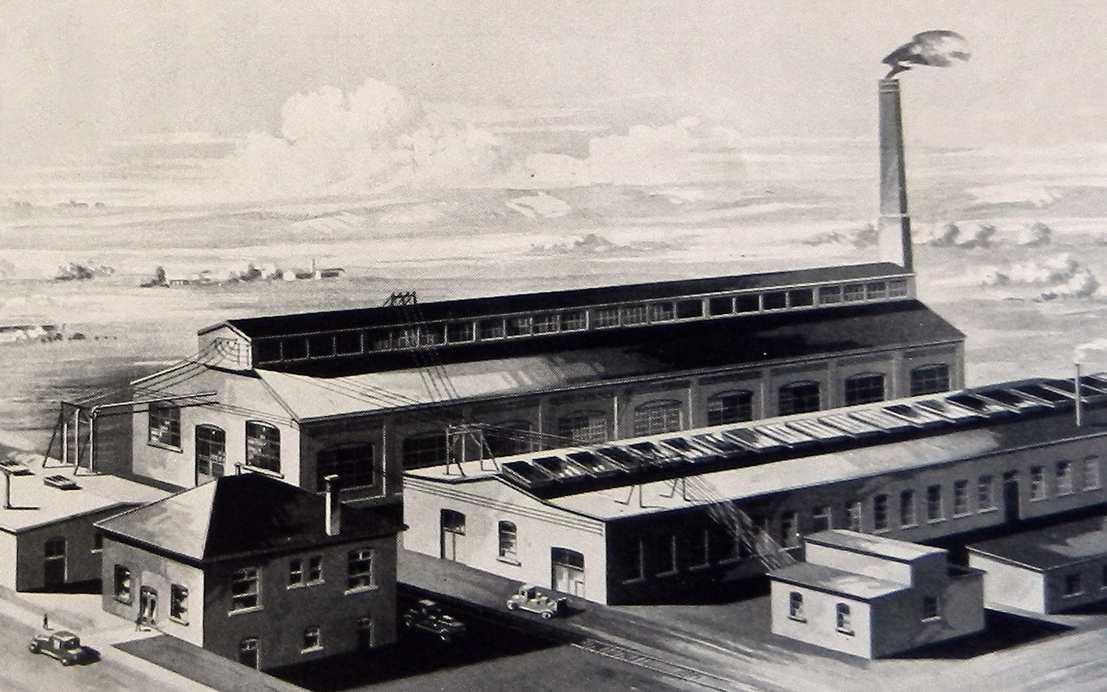 Wallace Barnes factory drawing